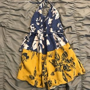 Lush Floral Romper Size Small